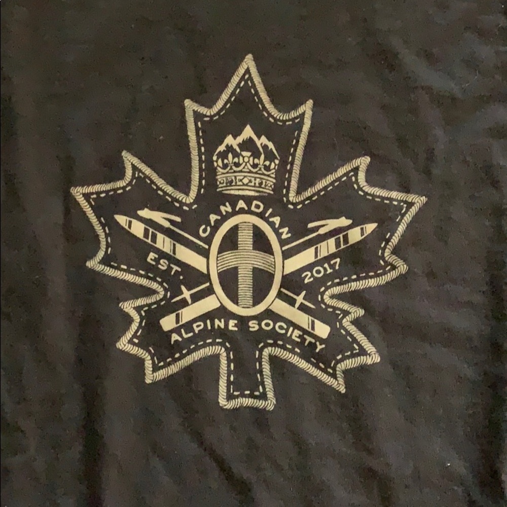 Canadian alpine society T-shirt
